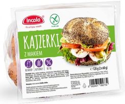 Zdjęcie Incola Bezglutenowa Bułka Kajzerka Z Makiem 120g - Małomice
