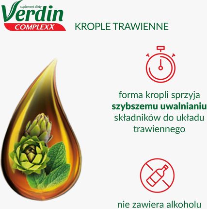 Verdin Complexx krople trawienne 40 ml - zdjęcie 4