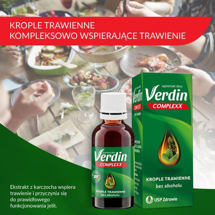 Verdin Complexx krople trawienne 40 ml - zdjęcie 2