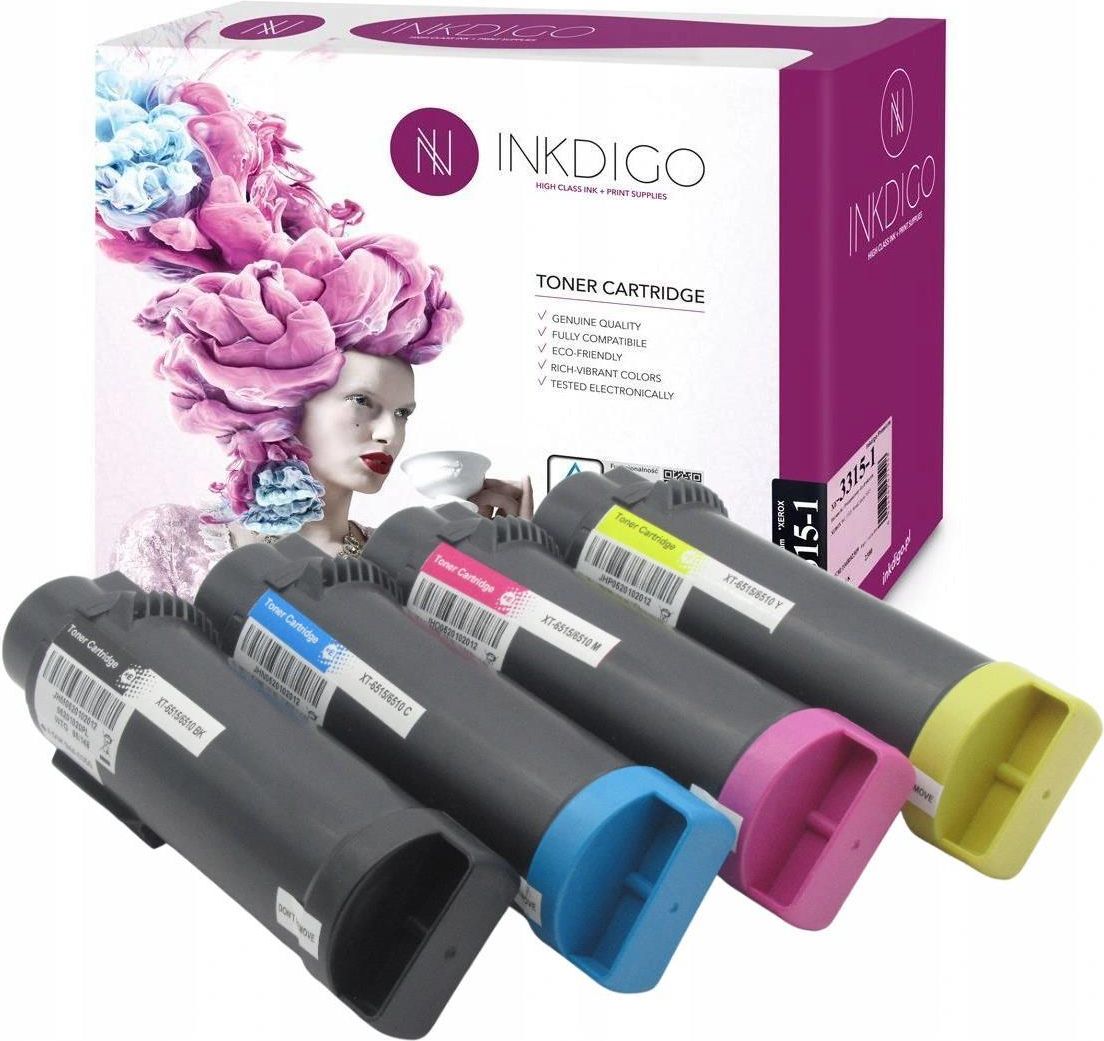 INKDIGO 4X TONER DO XEROX PHASER 6510 WORKCENTRE 6515