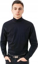Półgolf męski cienki sweter golf Adam r XL czarny