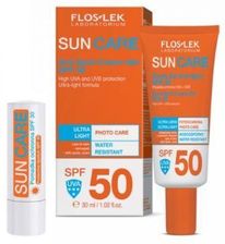 FLOS LEK SUN CARE Krem żel Anti spot SPF 50 30 ml Pomadka ochronna