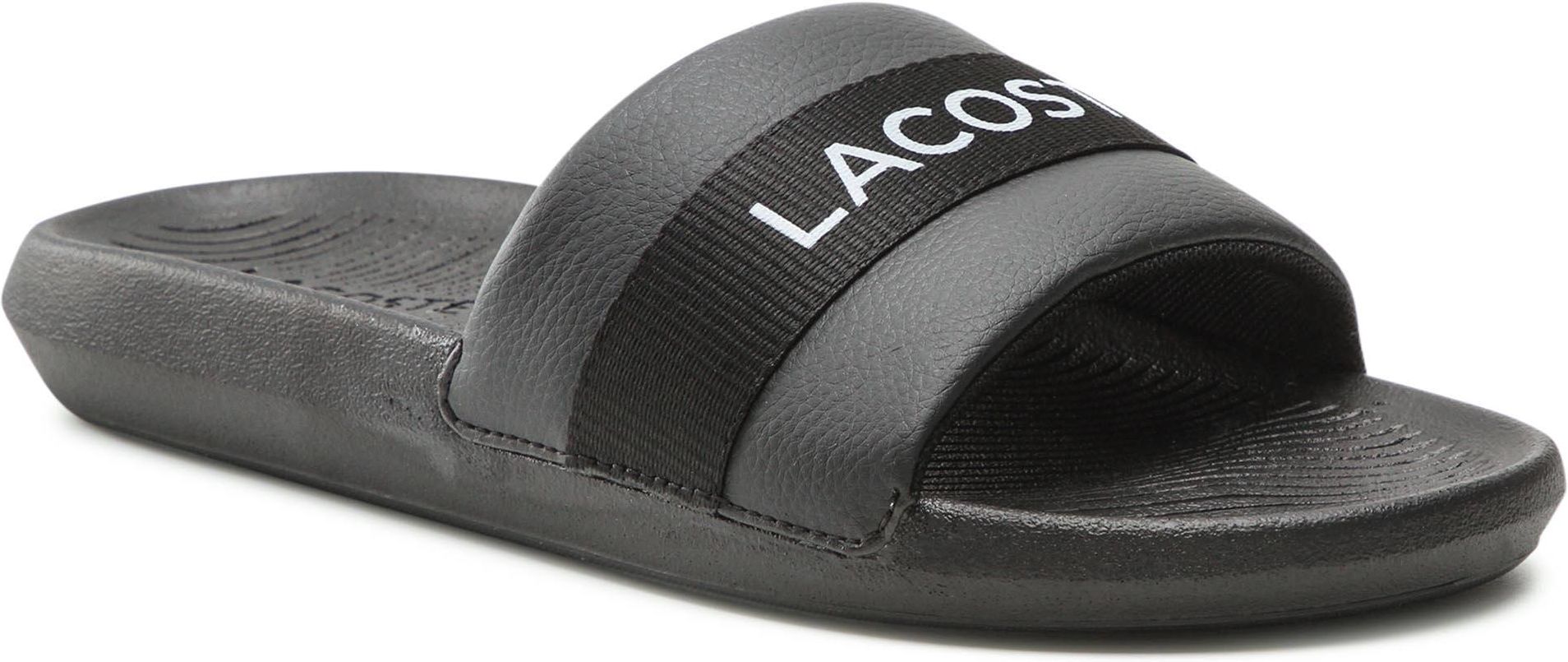 Klapki Lacoste Croco Slide Cma Cma H Blk Blk Ceny I