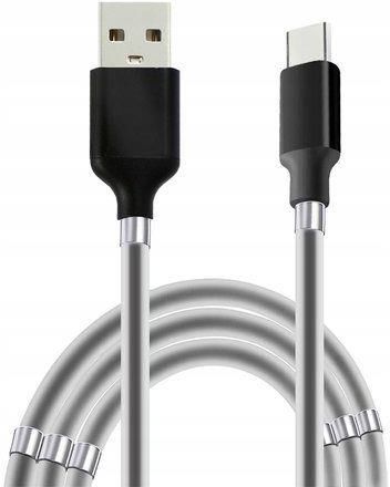 Alogy Kabel Magnetyczny Przew D Usb Usb C Type C Czarny