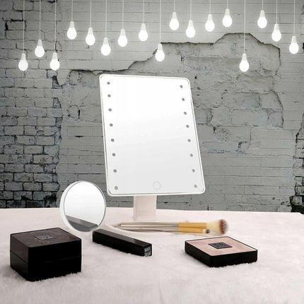 Retoo Podświetlane Lusterko Kosmetyczne Do Makijażu Led - zdjęcie 2