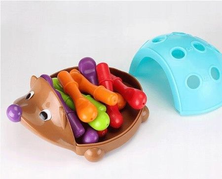 Luxma Sorter Układanka Jeż Montessori Kolory Liczby 8818 - zdjęcie 4