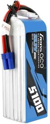 Gens Ace Akumulator Gensace 5100Mah 22.2V 80C 6S1P Ec5 - zdjęcie 2