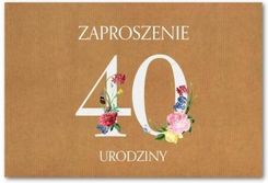 Zdjęcie Trend Zaproszenie Urodziny 40 Zt38 10szt. - Dobiegniew