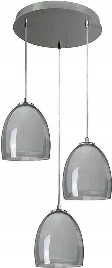 Tk Lighting ROMA GRAPHITE LAMPA WISZĄCA 3 PŁ 4478 Opinie i