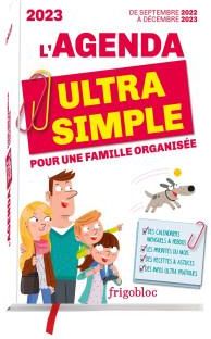 Agenda 2023 Ultra Simple pour une famille organisée de sept 2022 à