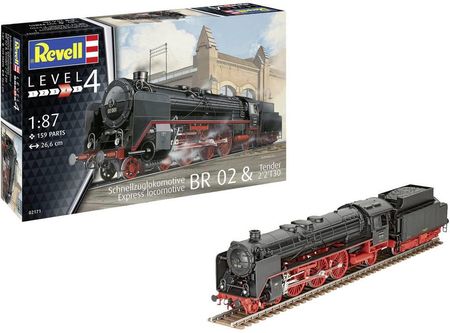 Revell Zestaw Lokomotyw Br 02 & Tender 2'2'T30 02171 1:87 (BR02TENDER22T30) - zdjęcie 2