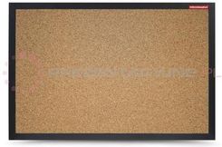 Zdjęcie Tablica korkowa 60x40 cm w ramie drewnianej czarnej - Mieroszów