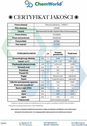 Chemworld Żel Dmso 50% Z Aloesem 120Ml - zdjęcie 5