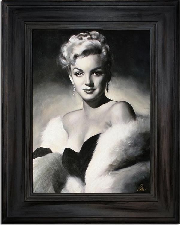 Art Pol Obraz Ilejny R Cznie Malowany Marilyn Monroe Opinie I