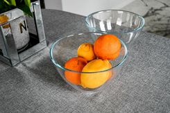 Zdjęcie Salaterka miska szklana na sałatki owoce 17 cm - Konin