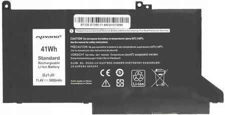 MOVANO BATERIA 9W9MX , DJ1J0 DO DELL E7390 E7490 41WH () BTDEE7390114 - zdjęcie 2