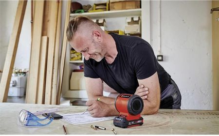 Einhell Głośnik Bluetooth Power X-Change TC-SR 18 Li BT - Solo 3 W czerwony - zdjęcie 2
