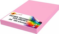 Zdjęcie Shan Papier Techniczny A4 220G Różowy Landrynkowy 50 Arkuszy - Ropczyce