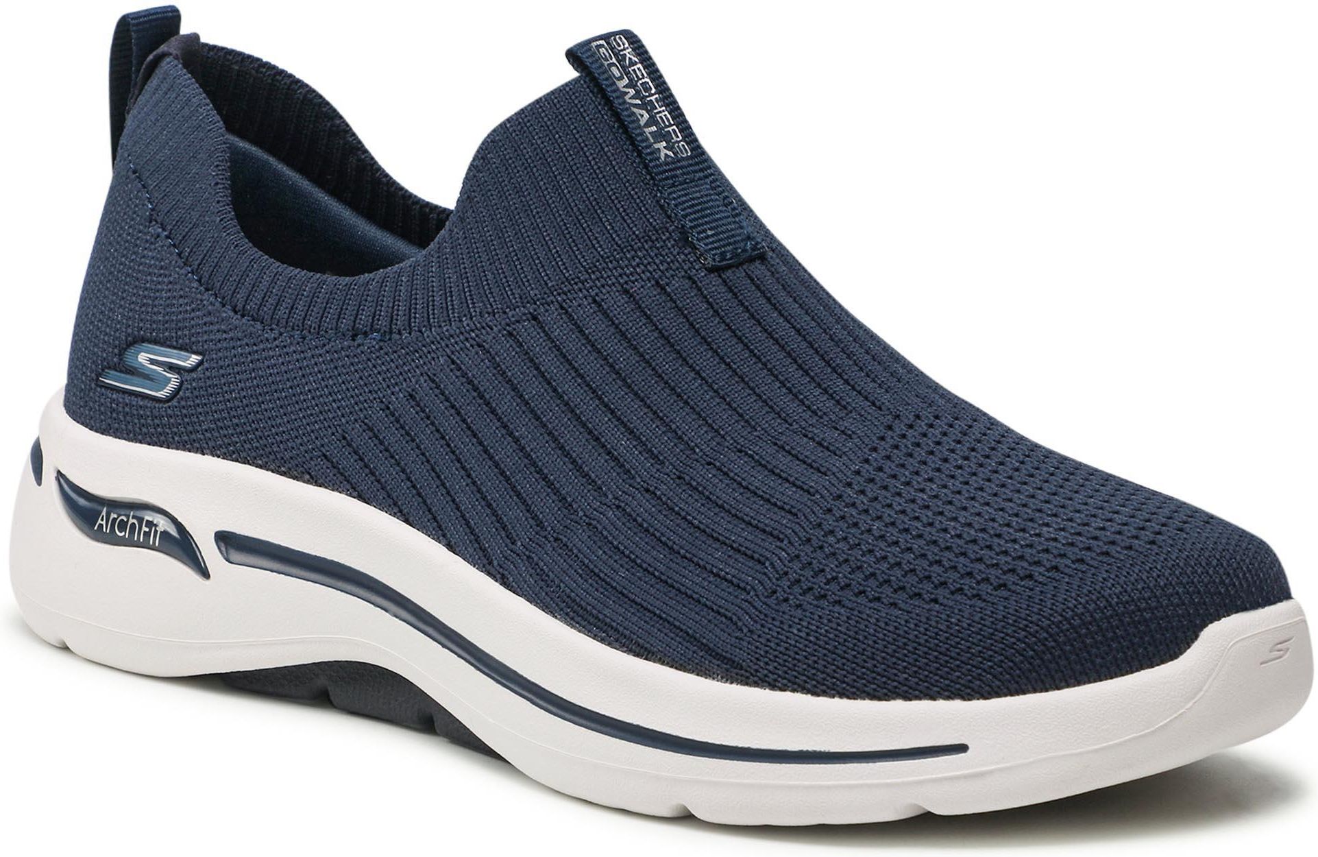 Półbuty SKECHERS Go Walk Arch Fit 124409 NVY Navy Ceny i opinie