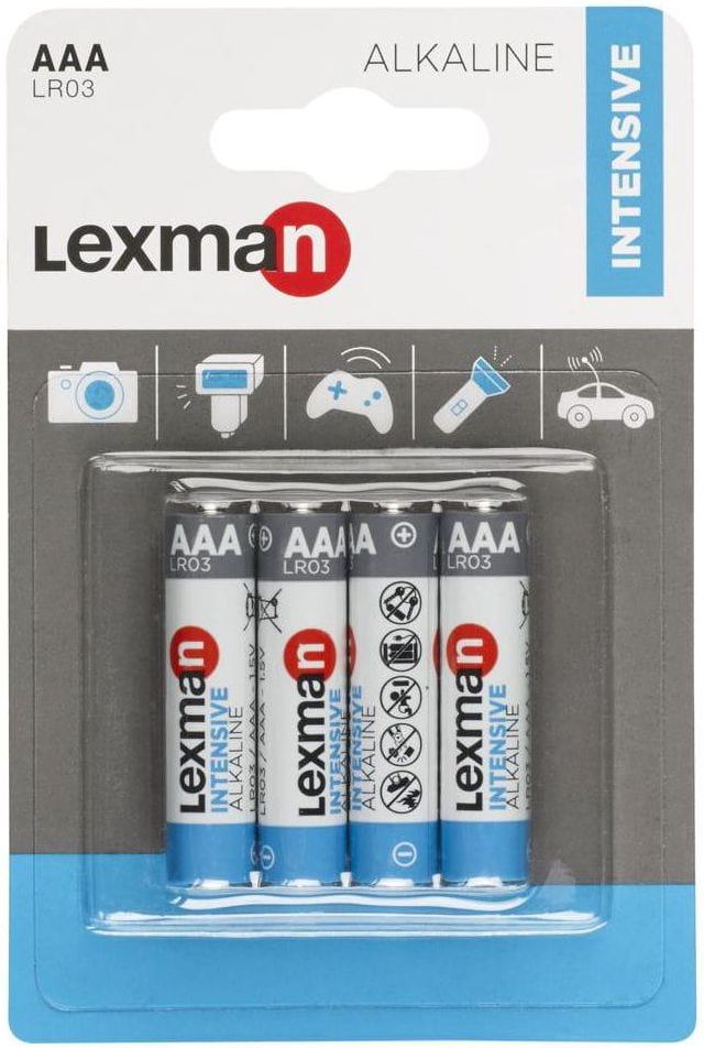 Bateria ALKALICZNA LR03 AAA 4 SZT LEXMAN L82003974 Ceny I Opinie