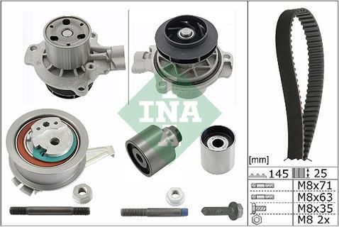 Mechanizm rozrządu Ina Zestaw Paska Rozrządu Plus Pompa Wody 530 0650