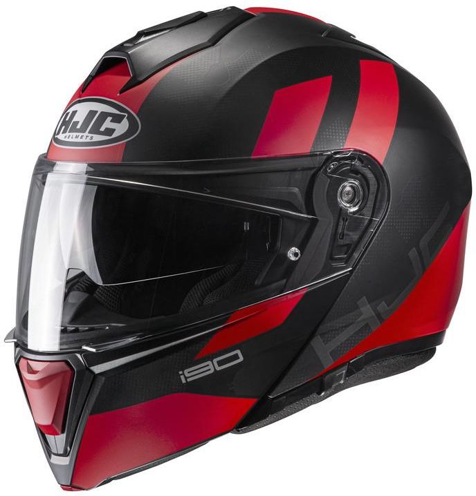 Kask Motocyklowy Hjc I90 Syrex Black Red Opinie I Ceny Na Ceneo Pl