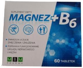 Mbm Pharma Magnez B Tabl Opinie I Ceny Na Ceneo Pl