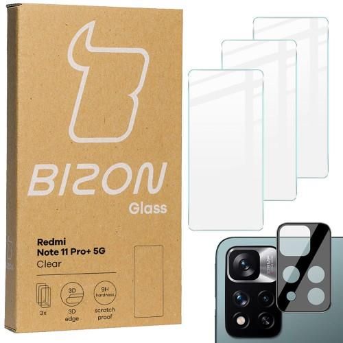 Szk O Hartowane Bizon Glass Clear Szt Obiektyw Redmi Note