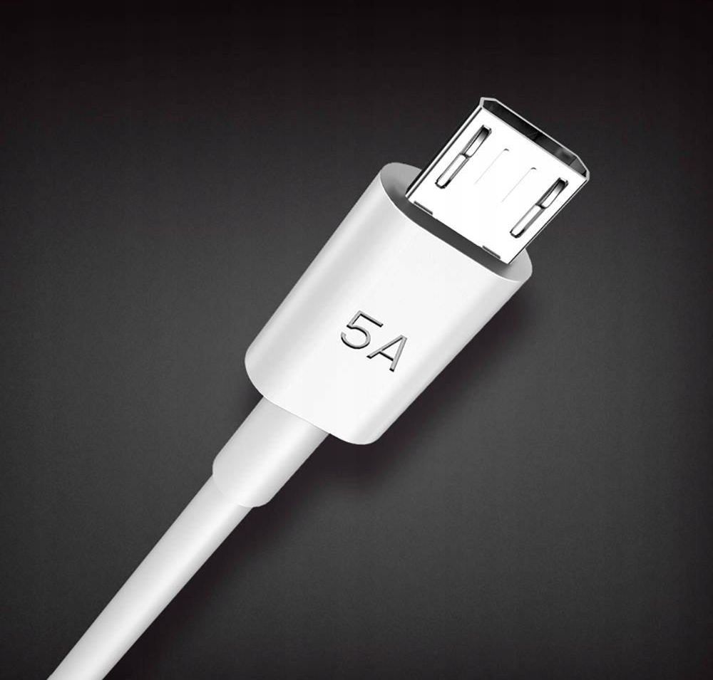 Kaku Kabel A M Micro Usb Szybkie Adowanie I Przesy Bia Y