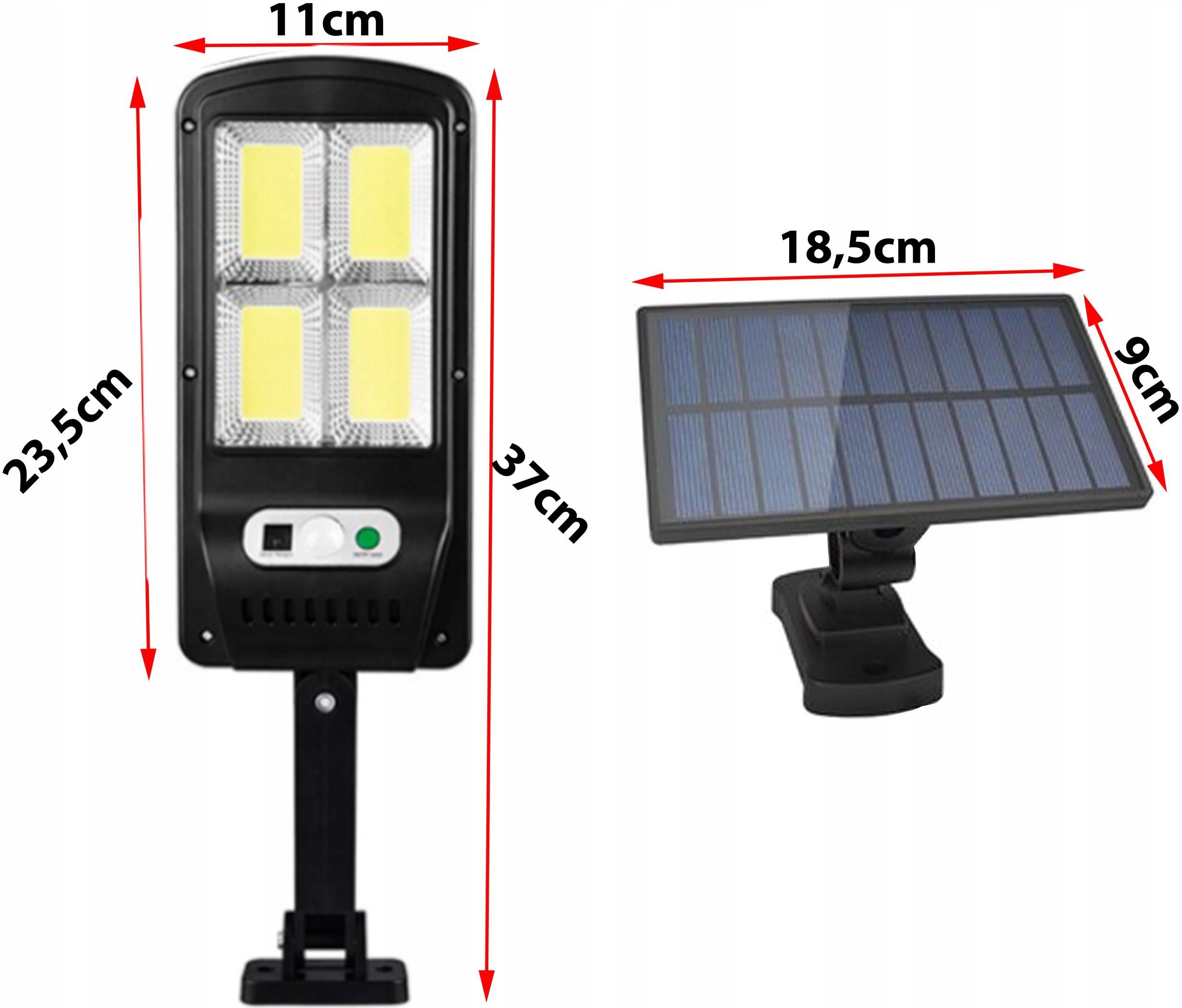 Lampa Solarna Uliczna Latarnia Led Uchwyt Pilot Ceny I Opinie