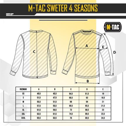 M-Tac M Tac Sweter Wojskowy Całoroczny 4 Seasons Niebieski 20044006 - zdjęcie 2