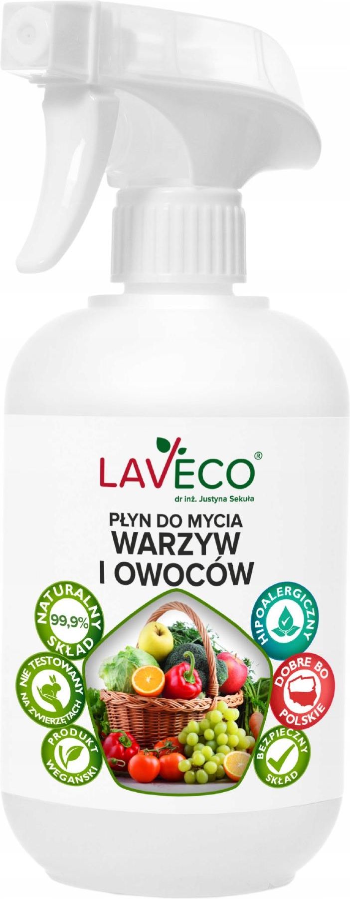 Laveco Naturalny P Yn Do Mycia Warzyw I Owoc W L Opinie I