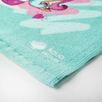 Aquawave Ręcznik Dziecięcy Z Kapturem Pony Poncho Jednorożec 73X59Cm - zdjęcie 2