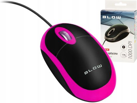 Mysz BLOW MP-20 Czarno różowy - zdjęcie 3