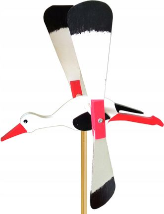 Wiatrak Odstraszacz Ogrodowy Duży 47Cm Bocian