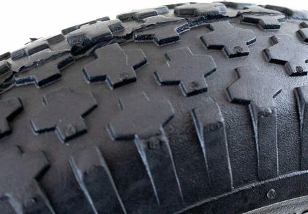 Bituxx Uniwersalne Pompowane Koło Do Taczki Mocne Kółko Do Wózka Z Osią - zdjęcie 4