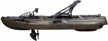 Scorpio Kayak Jednoosobowy Wędkarski Z Napędem Nożnym Pedal Fi Czarny Ziel - zdjęcie 2