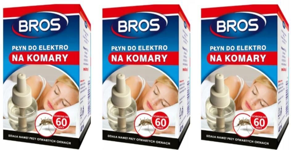 Bros Płyn Do Elektro Na Komary Zapas 3X Ceny i opinie Ceneo pl