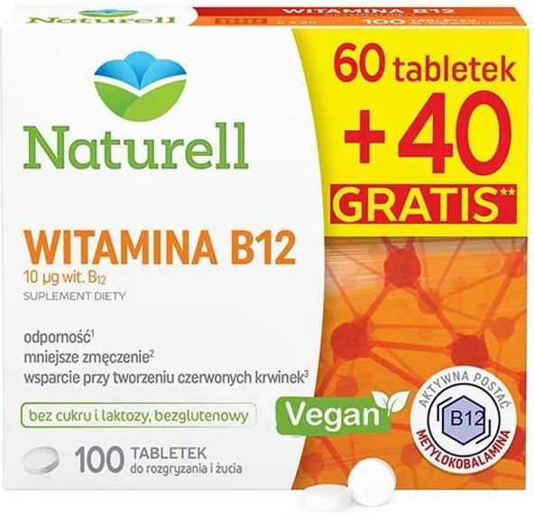 Naturell Witamina B G Tabl Do Rozgryzania I Ucia Tabl