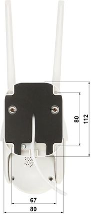 Kamera Ip Obrotowa Zewnętrzna Apti-W31S2-Tuya Tuya Smart Wi-Fi, - 3.0 Mpx 3.6 Mm - zdjęcie 2