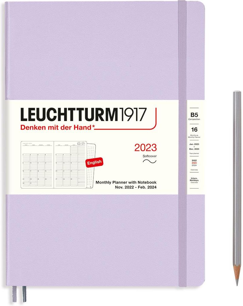 Leuchtturm Planer Miesi Czny Z Notatnikiem Lt Composition B