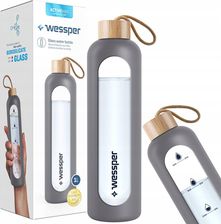 Zdjęcie Wessper Butelka Motywacyjna 1 Litr Szary (Wes260Gr) - Skępe