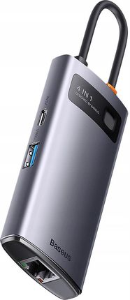 Baseus Hub 4W1 Usb-C 4X Usb 3.0 Rj45 Otg (Wkwg070113) - zdjęcie 5