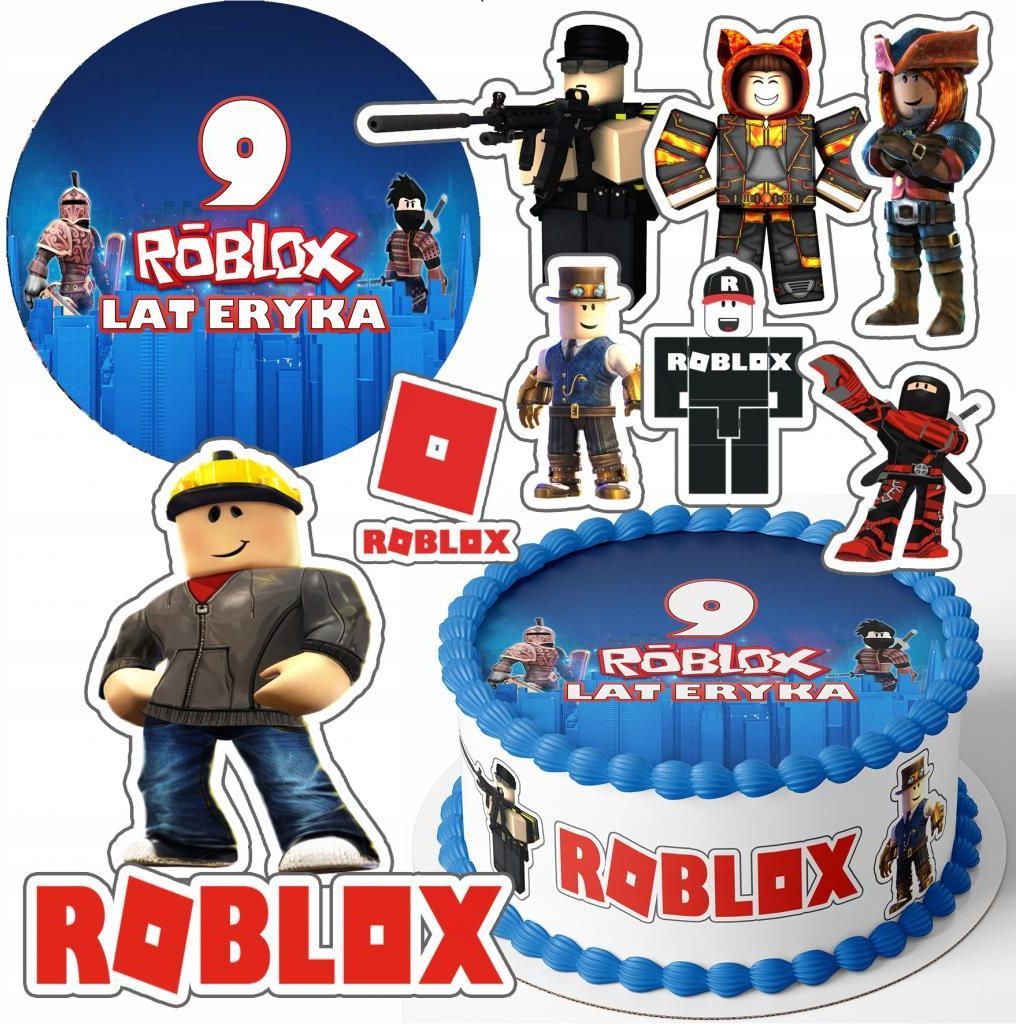 3D ZESTAW OPŁATEK 26CM POSTACIE ROBLOX 15381551847 Ceny i opinie