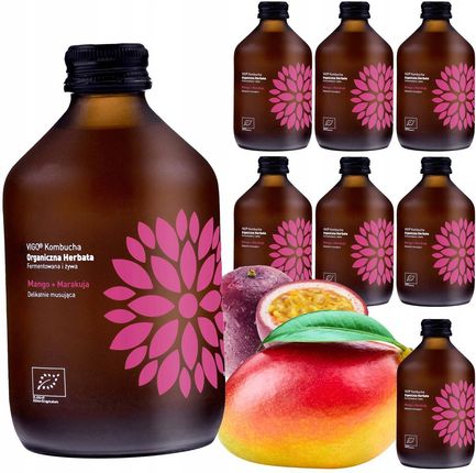 Vigo Kombucha Mango + Marakuja BIO 330 ml - zdjęcie 3