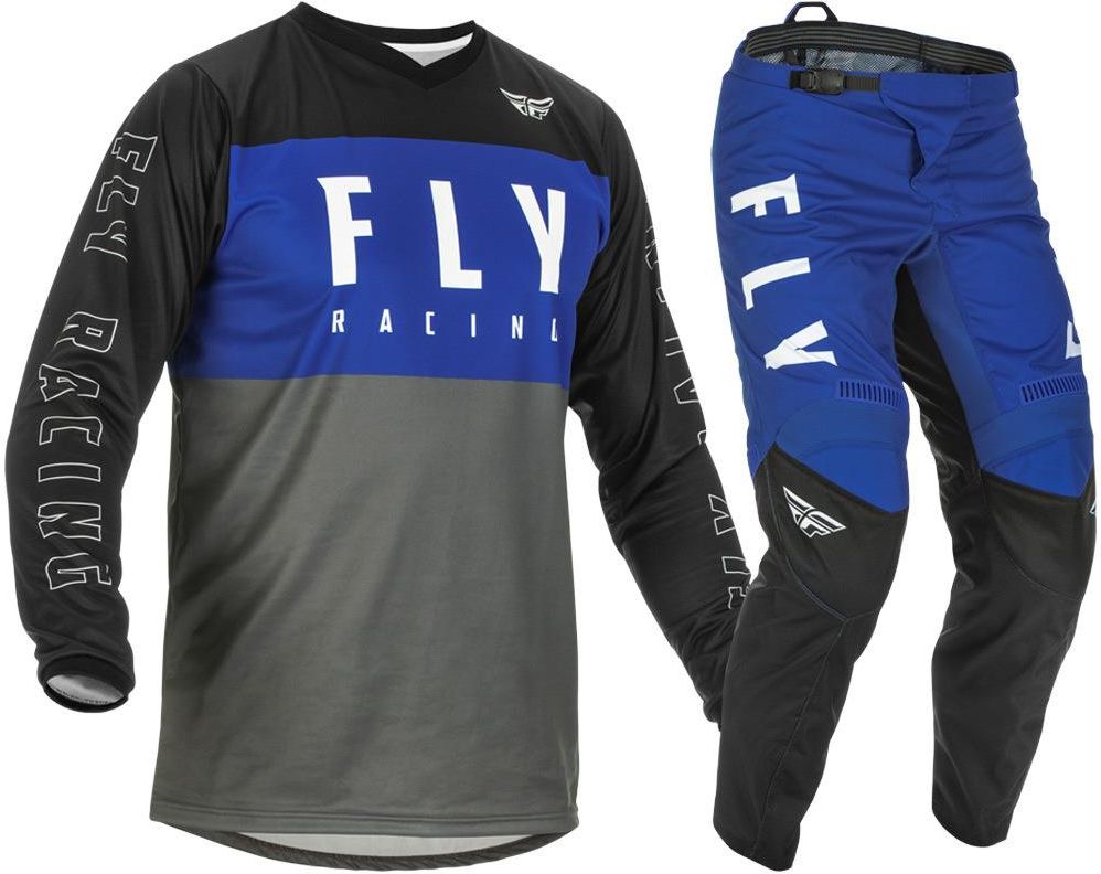 Odzie Motocyklowa Fly Komplet Str J Cross Enduro Atv Niebieski Czarny