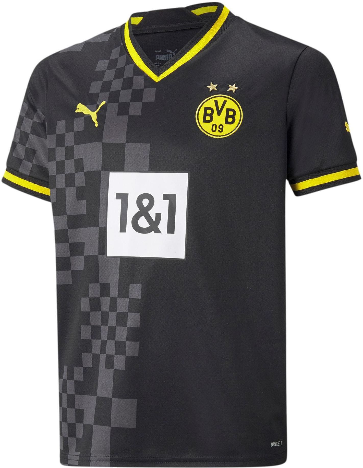 Koszulka Puma Bvb Away Jersey Replica Jr W Sponsor Rozmiar