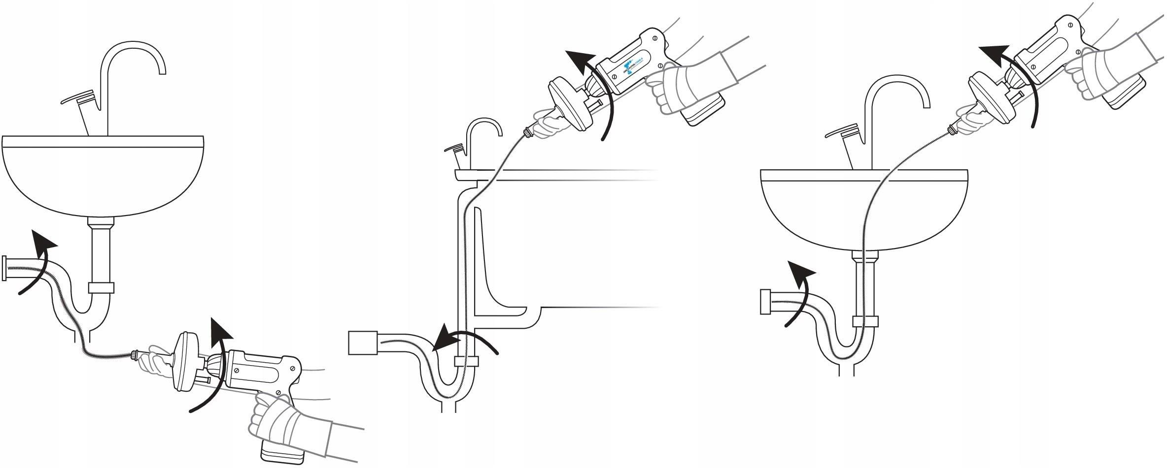 Akcesoria Do Hydrauliki Silverline Przepychacz Do Udra Niania Rur