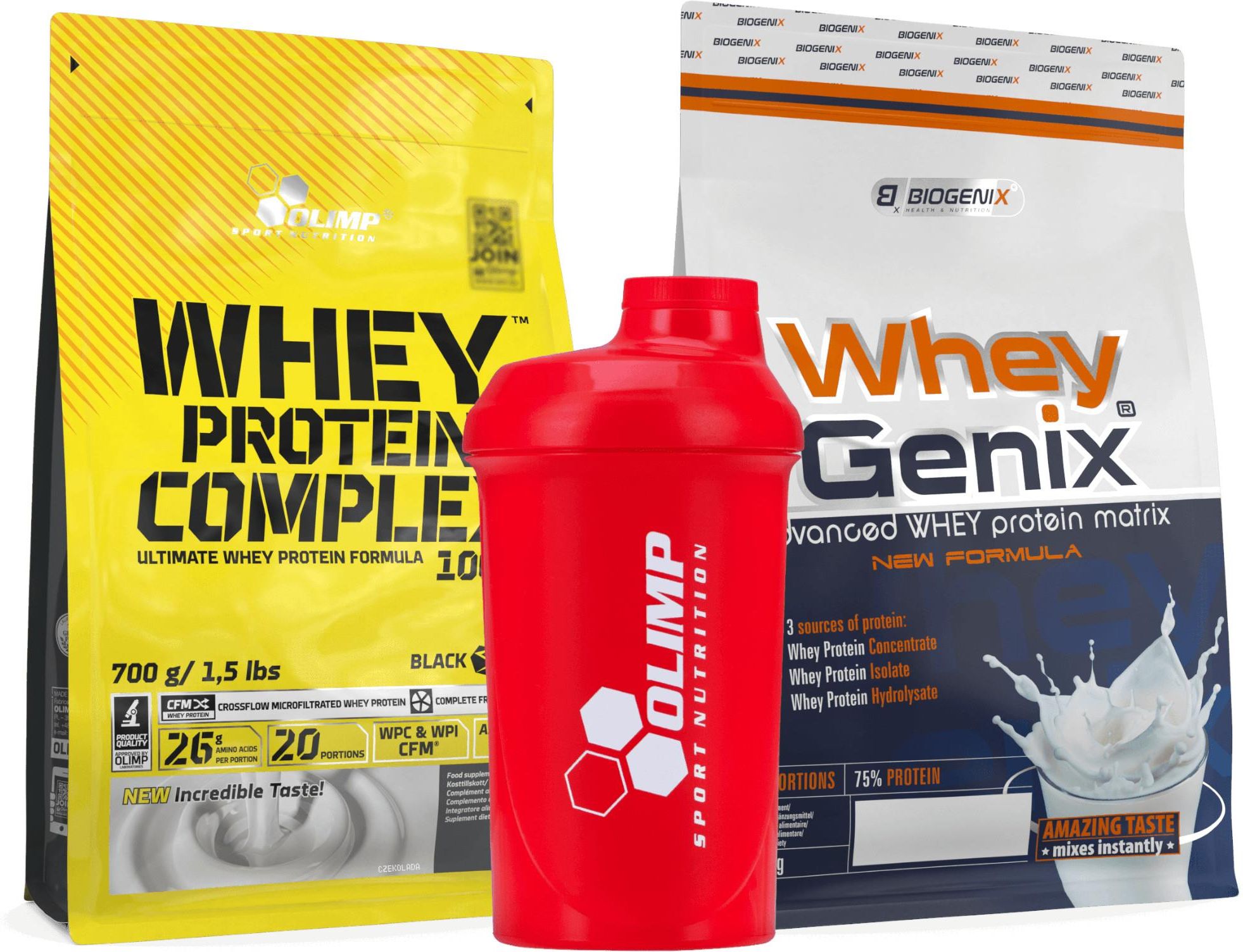 Od Ywka Bia Kowa Olimp Whey Protein Complex G Biogenix Whey