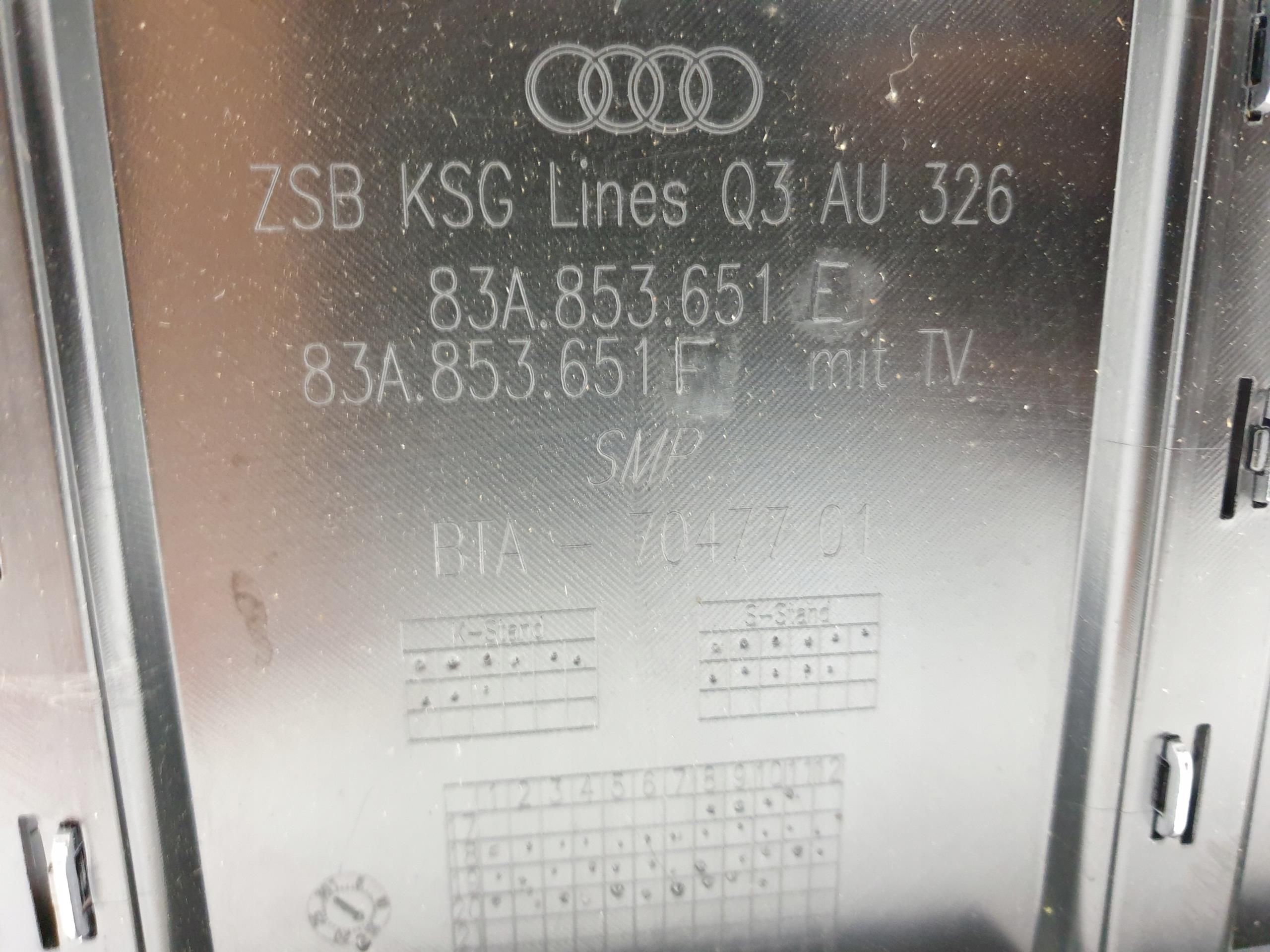 Audi Oe Grill Atrapa Zderzaka Chrom Q3 83A S Line Ori Opinie I Ceny